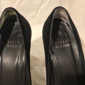 Stuart weitzman  suede 4.5” heel , 1” platform